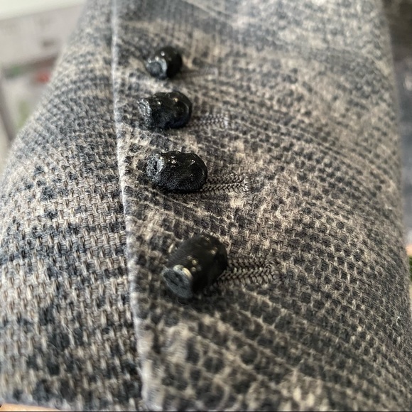 IF SIX WAS NINE Maniac Fited Blazer Jacket Hourglass Reptile Snake Asymmetrical - Picture 4 of 16